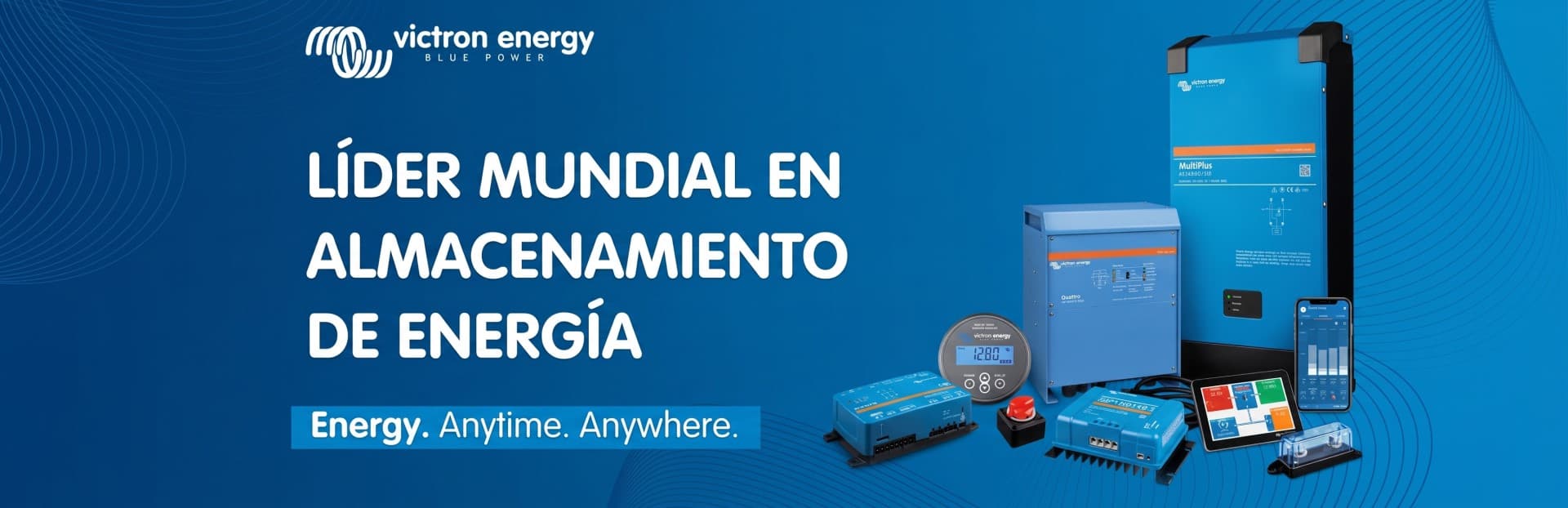 Victron Energy, líder mundial en almacenamiento de energía: inversores, cargadores y controladores