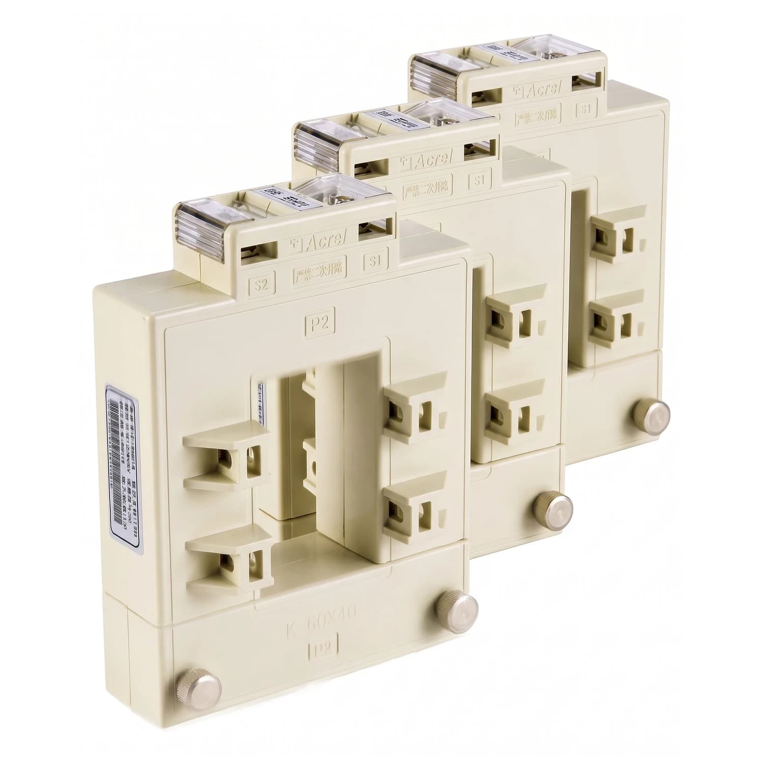 Kit 3x transformadores de corriente CT 2000A 5A Solis