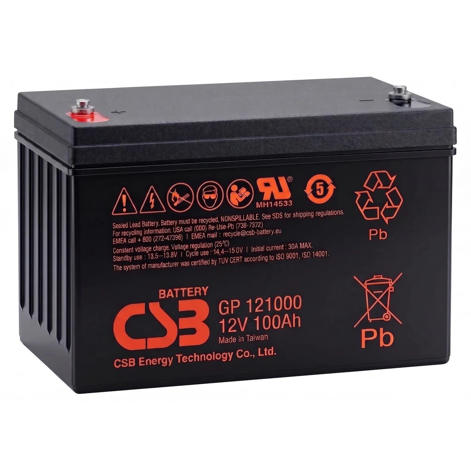 Batería AGM 12V 100Ah GPL121000 CSB