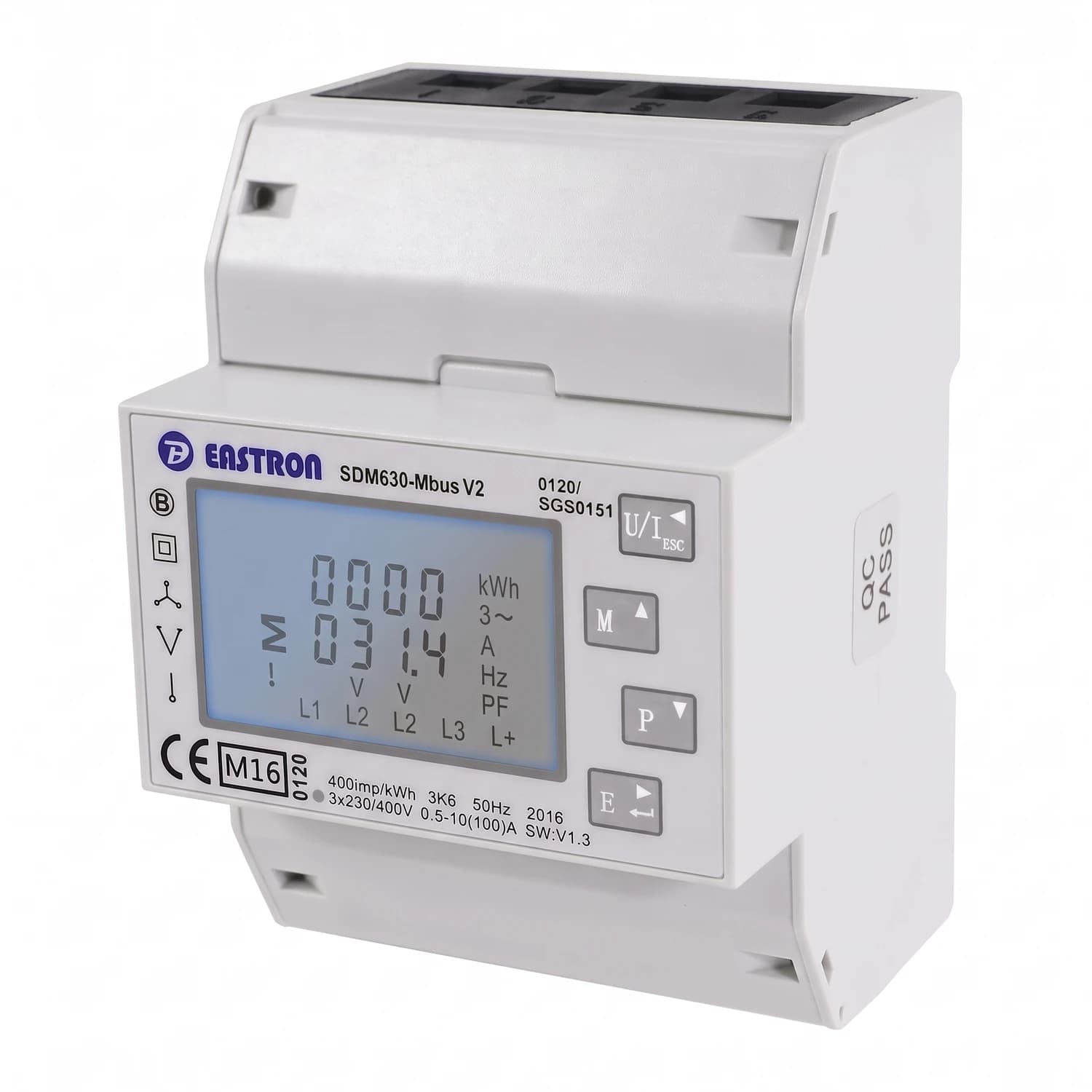 Smart meter trifásico para control de exportación medida directa Deye