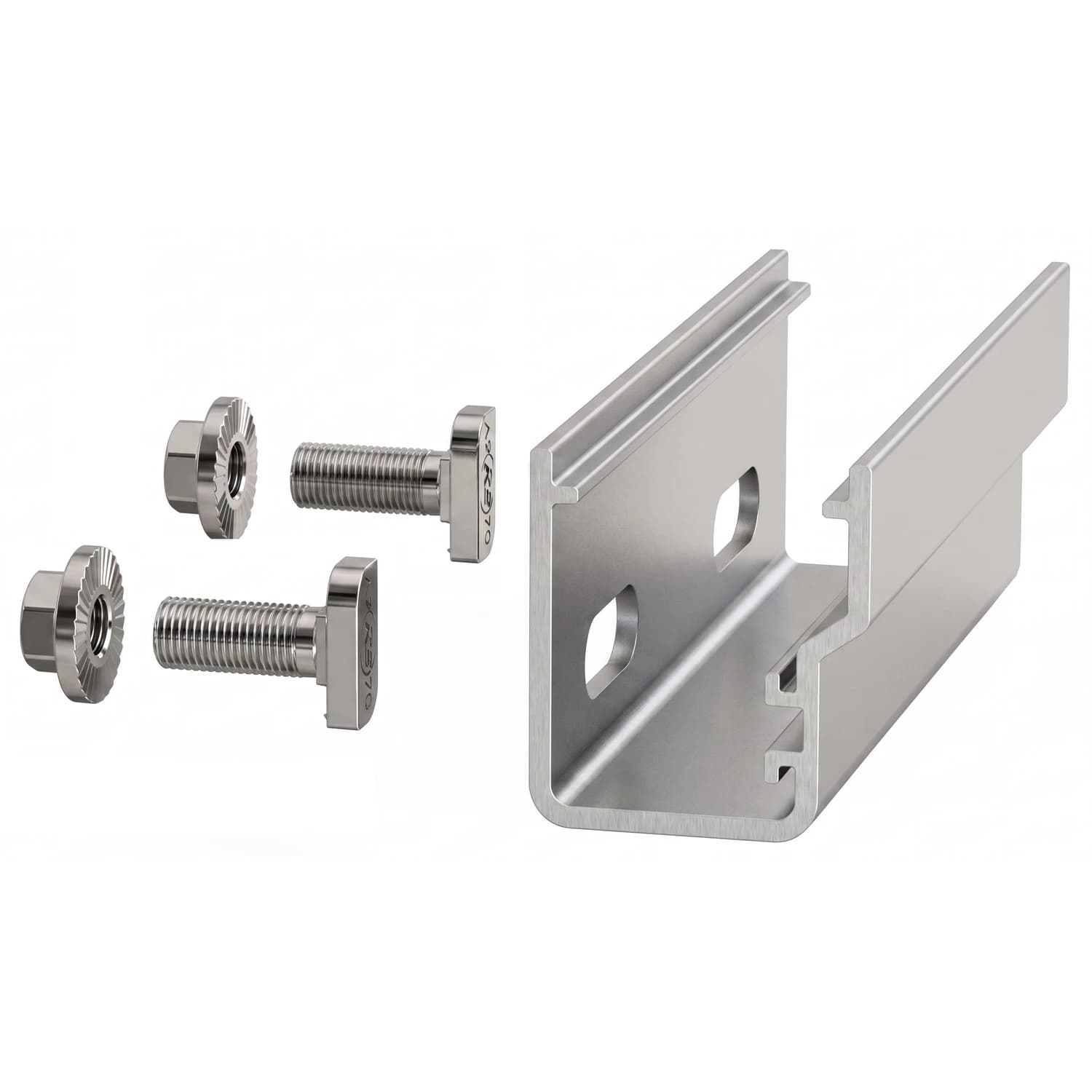 Empalme estructural de aluminio para riel cr48-x certificado ul 2703 K2 Systems