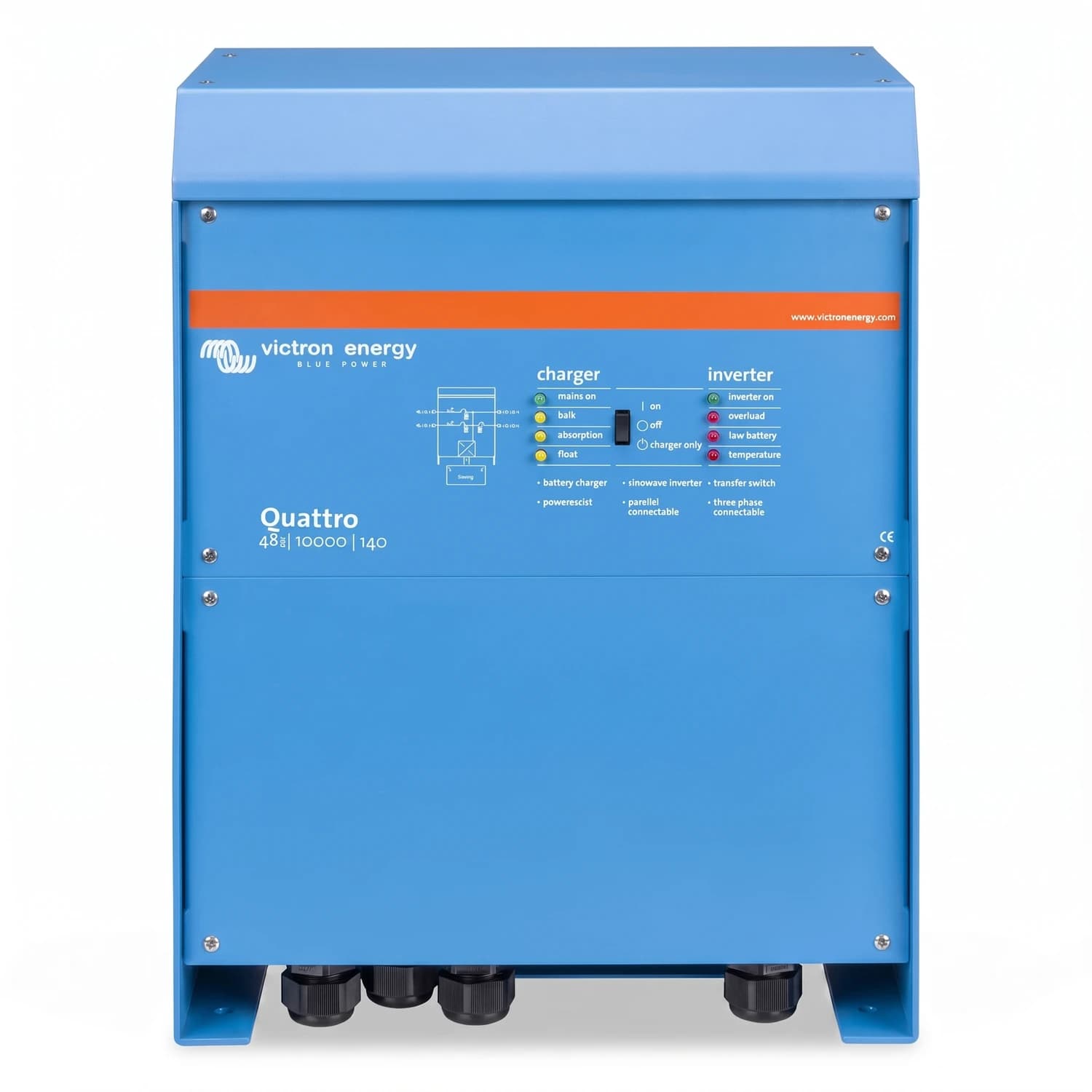 Inversor Quattro 48/10000/140-100/100 120V VE.Bus UL Victron Energy