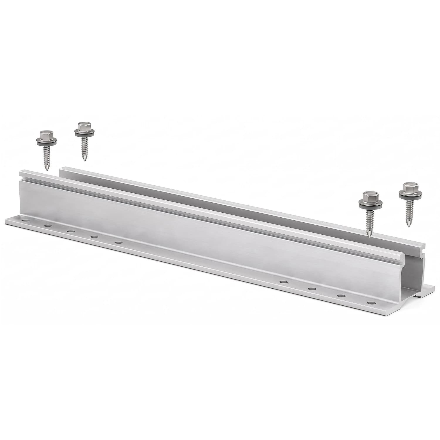 Soporte minirail base para paneles solares K2 Systems