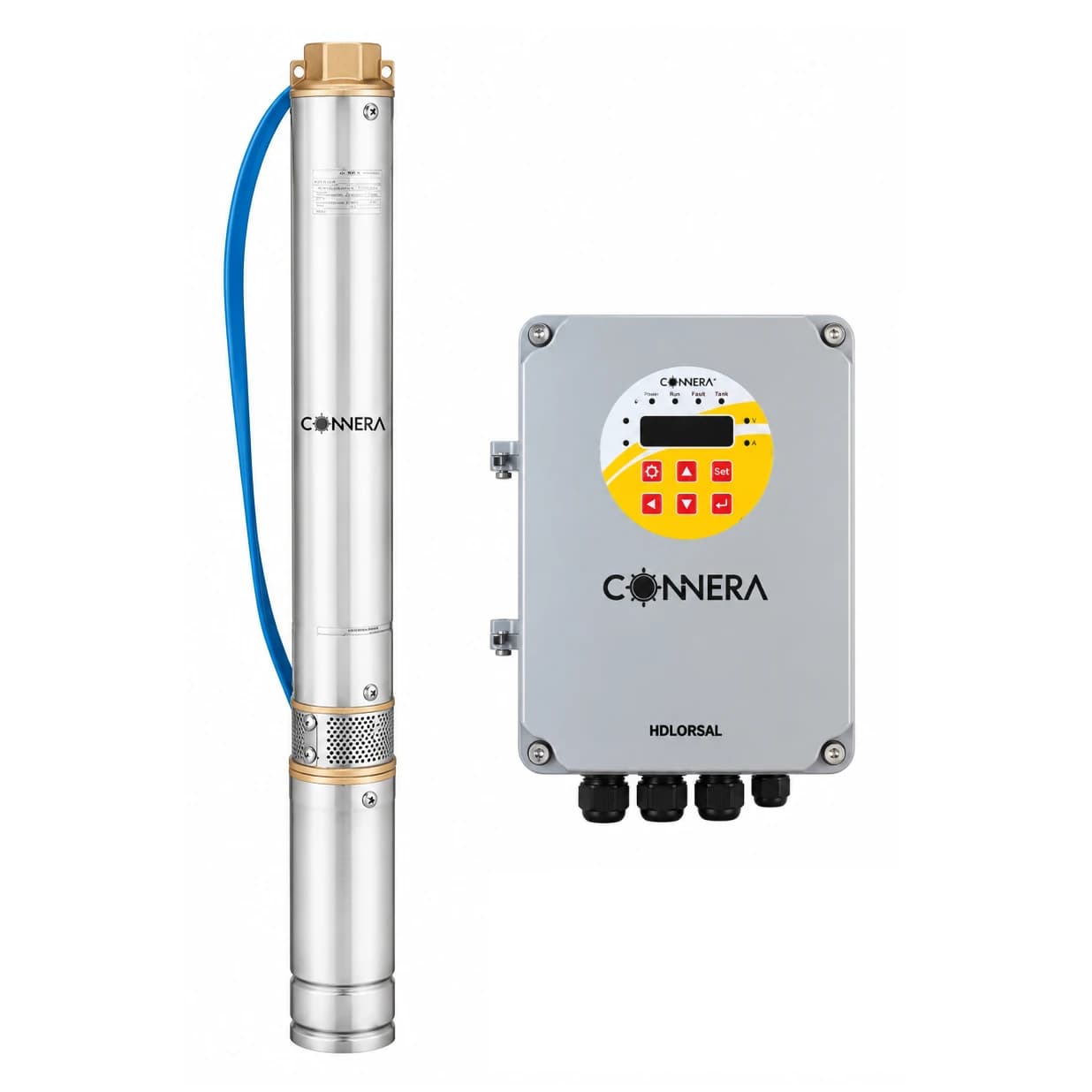 Bomba solar sumergible tipo lapicero DC 300W 3" Connera