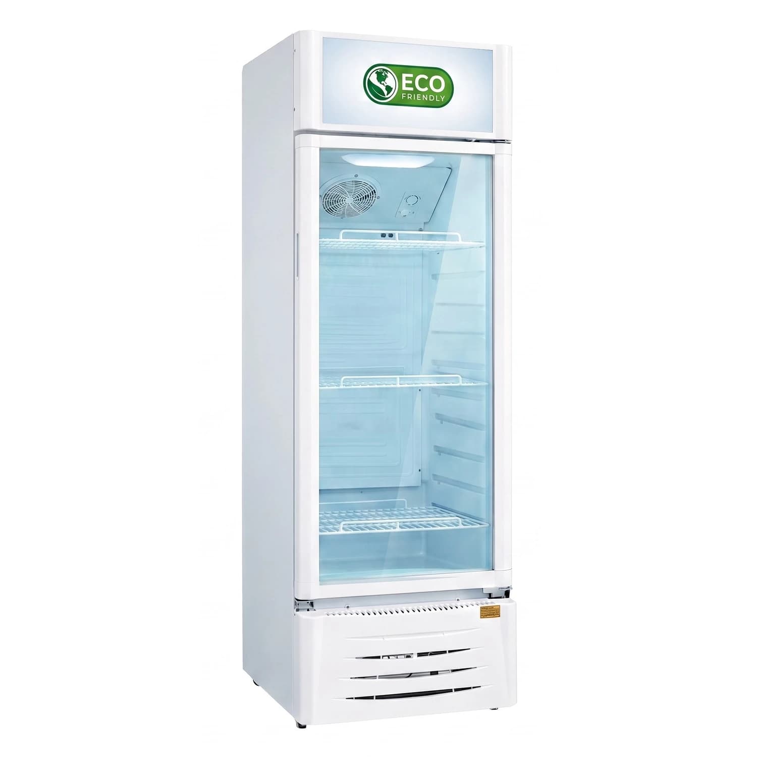 Refrigerador vertical panorámico solar 220L 12/24V 65W Eco friendly