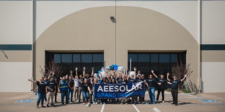 AEE Solar opens new PV equipment distribution center in California