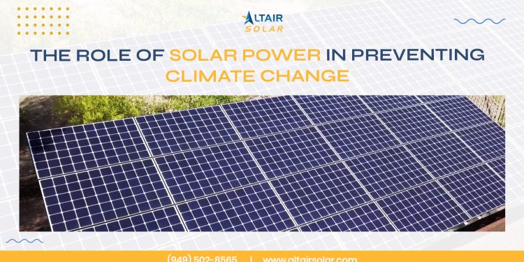 Role of Solar Energy | Solar Power Climate Change Impact
