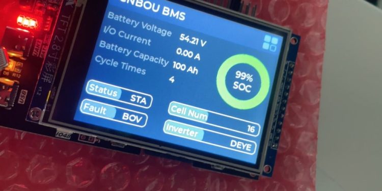 Lifepo4 BMS to DEYE Inverter