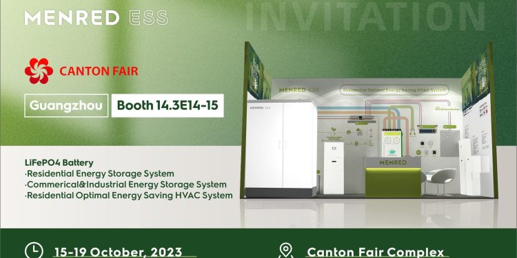 Menred ESS@ 134th Canton fair explore energy future