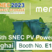CNBOU&MENRED @SNEC 2023 PV Power Expo