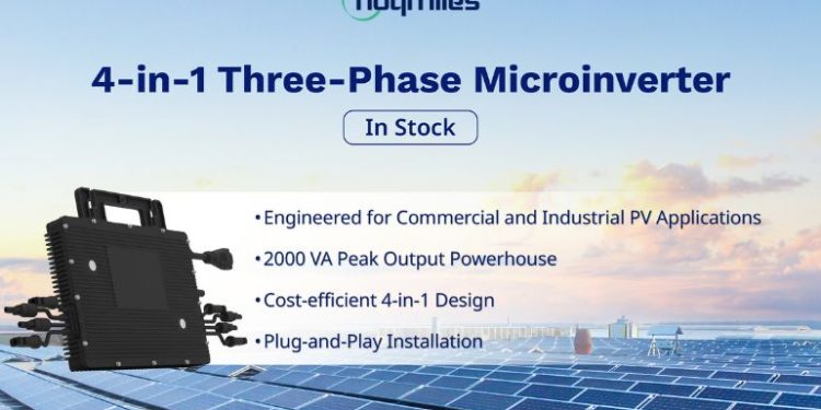 Hoymiles unveils 4-in-1 solar microinverter for high-powered C&I projects