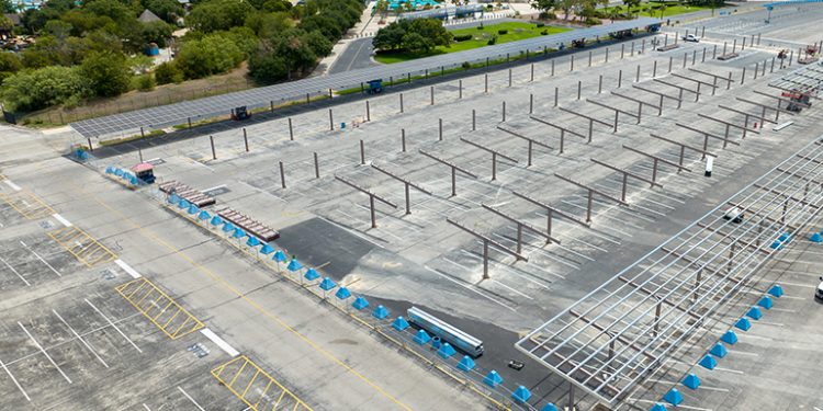 SeaWorld San Antonio invests in 4.3-MW solar carport