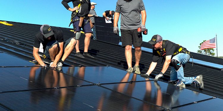 S-5! tops new office construction project with 53-kW solar array