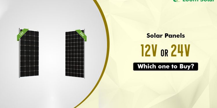 How to Choose Between a 12V and 24V Solar Panel?