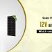 How to Choose Between a 12V and 24V Solar Panel?