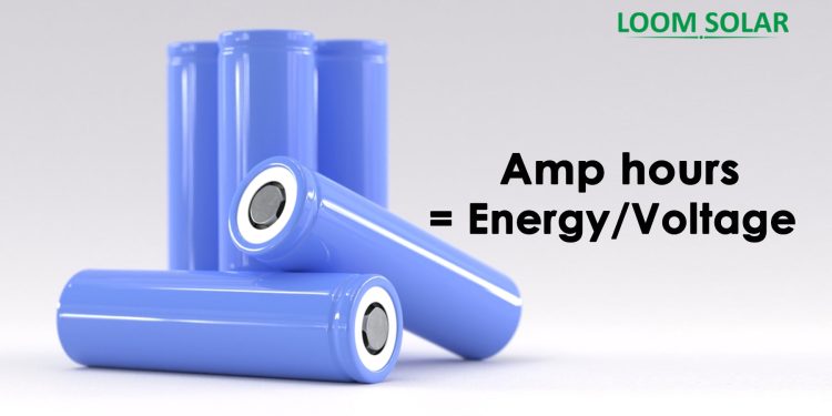 How to calculate amp hours (Ah) of a battery bank?