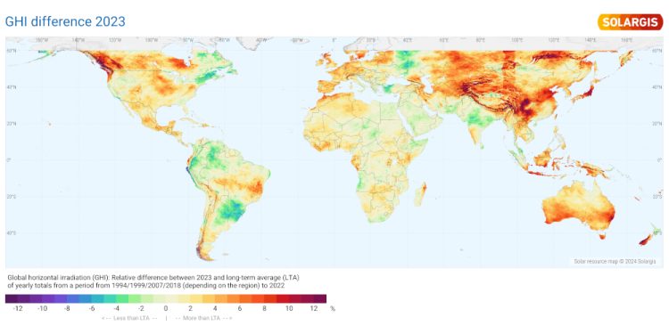 US solar projects benefitted from extreme weather and heat in 2023
