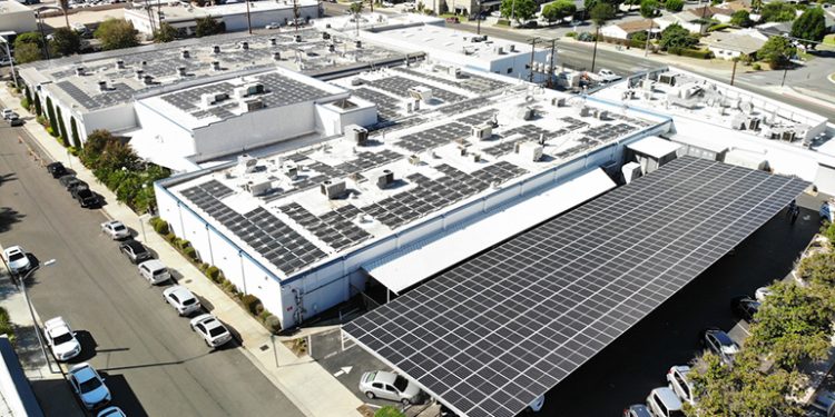ReVamp Energy solar-powered microgrid for California contact lens manufacturer