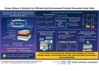 Crown Ethers Enhance Perovskite Solar Cells, Preventing Lead Leakage