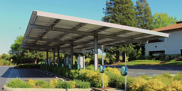 Paired Power releases larger solar microgrid EV charging station