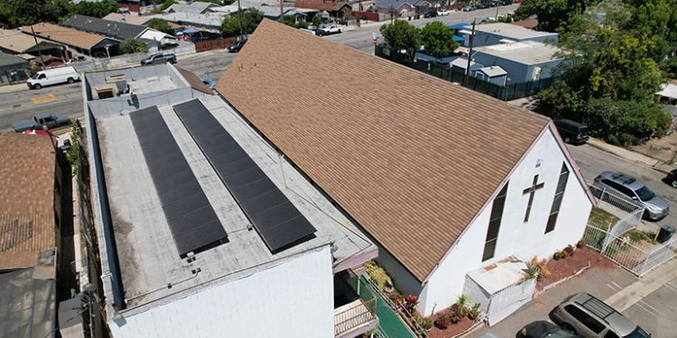 Compton church adds resiliency with rooftop solar + storage