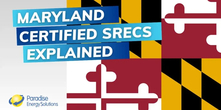 Maryland Certified Solar Renewable Energy Credits