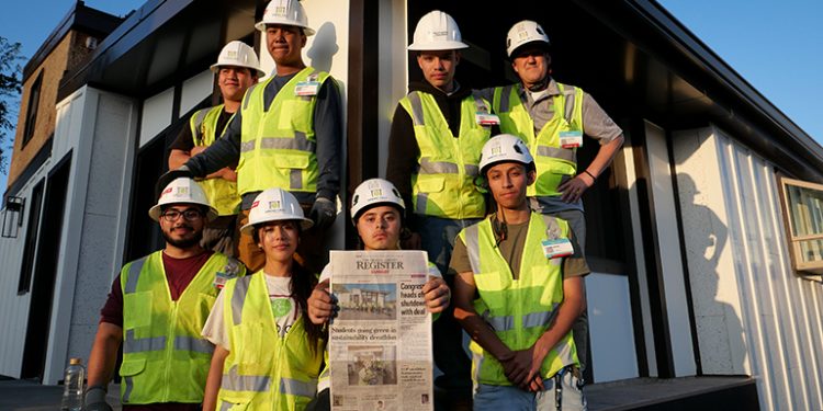 At-risk youth win international sustainability competition with off-grid home