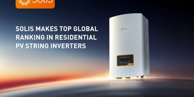 Solis Takes the Top Spot in Global Residential Inverter Shipments