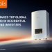 Solis Takes the Top Spot in Global Residential Inverter Shipments