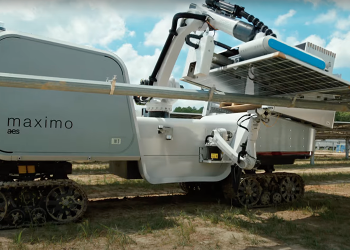 AES releases new AI-powered solar installation robot