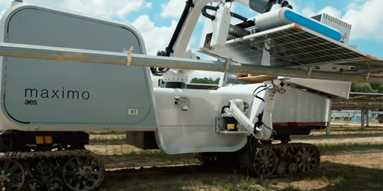 AES releases new AI-powered solar installation robot