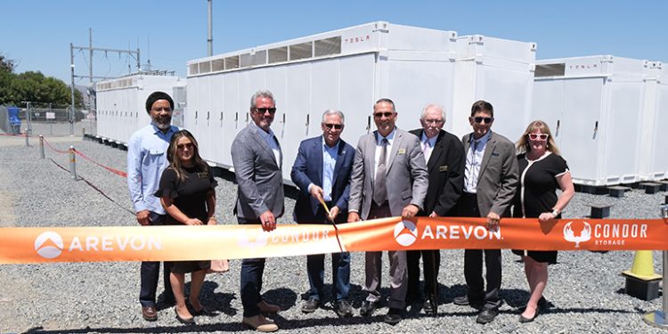 Arevon flips switch on 200-MW California energy storage project