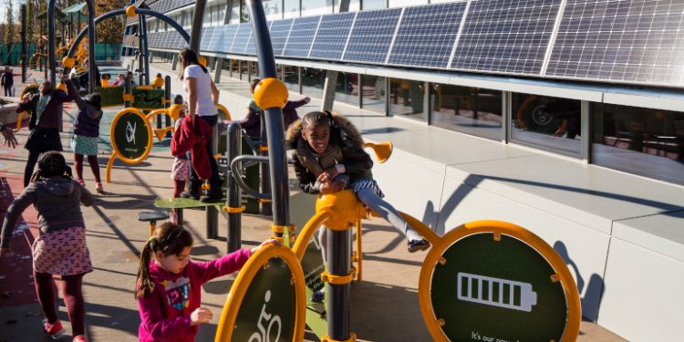 11% of K-12 students in US attend schools that use solar power