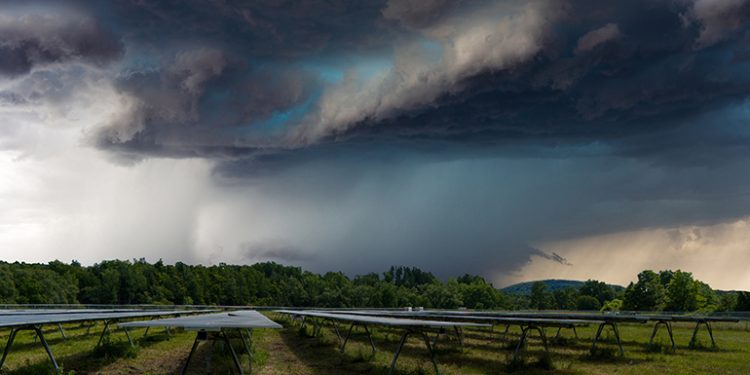 Terrasmart automates hail stowing for single-axis solar trackers