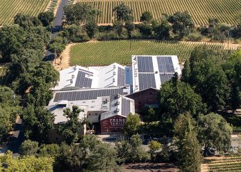 Frank Family Vineyards now almost fully powered by onsite solar