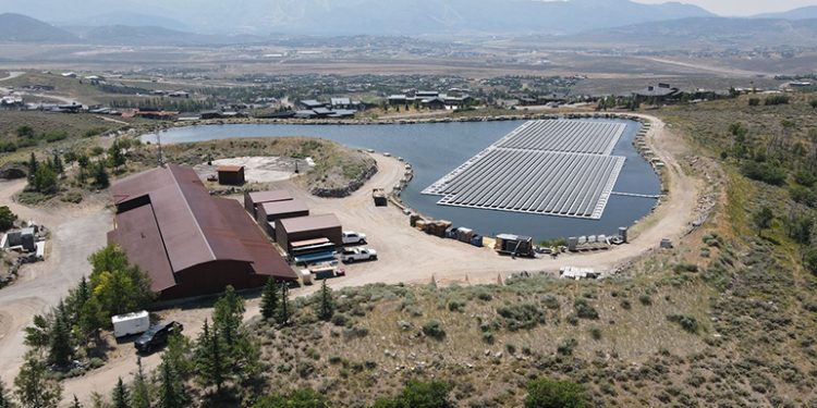 Ameresco celebrates completion of Utah’s first floating solar project