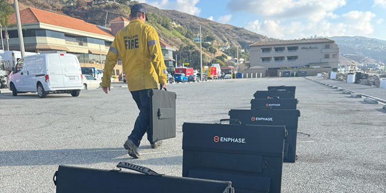 Enphase, Empowered by Light donate solar generators to LA fire relief efforts
