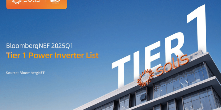Solis Celebrates 20 Years with BloombergNEF Tier 1 Recognition