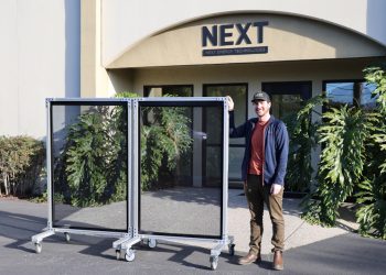 NEXT Energy Technologies produces 5-ft tall transparent solar window