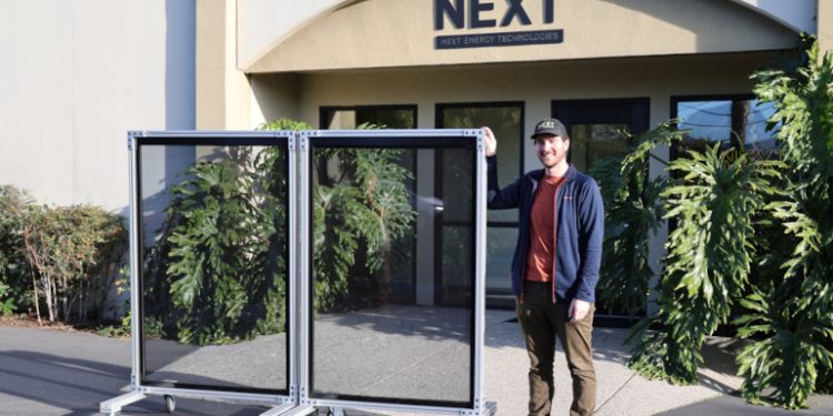 NEXT Energy Technologies produces 5-ft tall transparent solar window