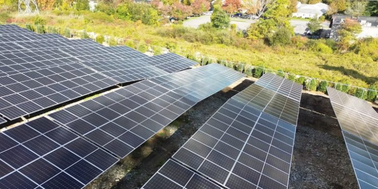 6.1 MW of solar installed on steep, uneven terrain in New York