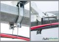 Affordable Wire Management engineers cable hangers for ARRAY solar trackers