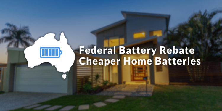 Official Details of Federal Battery Rebate Released