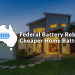 Official Details of Federal Battery Rebate Released