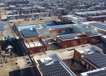 Climate Access Fund flips switch on community solar project at Baltimore public school
