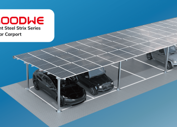GoodWe Unveils Light Steel Strix Series Solar Carport for Commercial Applications