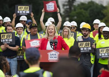 Solar workers rally to preserve tax incentives on Capitol Hill