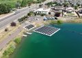 Construction underway on 1st floating tracker solar project in US