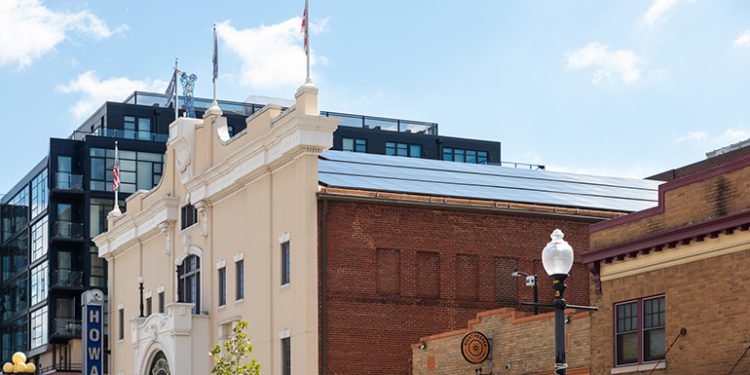 Historic Howard Theatre in D.C. adds 106-kW rooftop solar array
