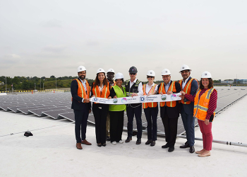 Dimension Energy cuts ribbon on 3.12-MW rooftop community solar project in NJ